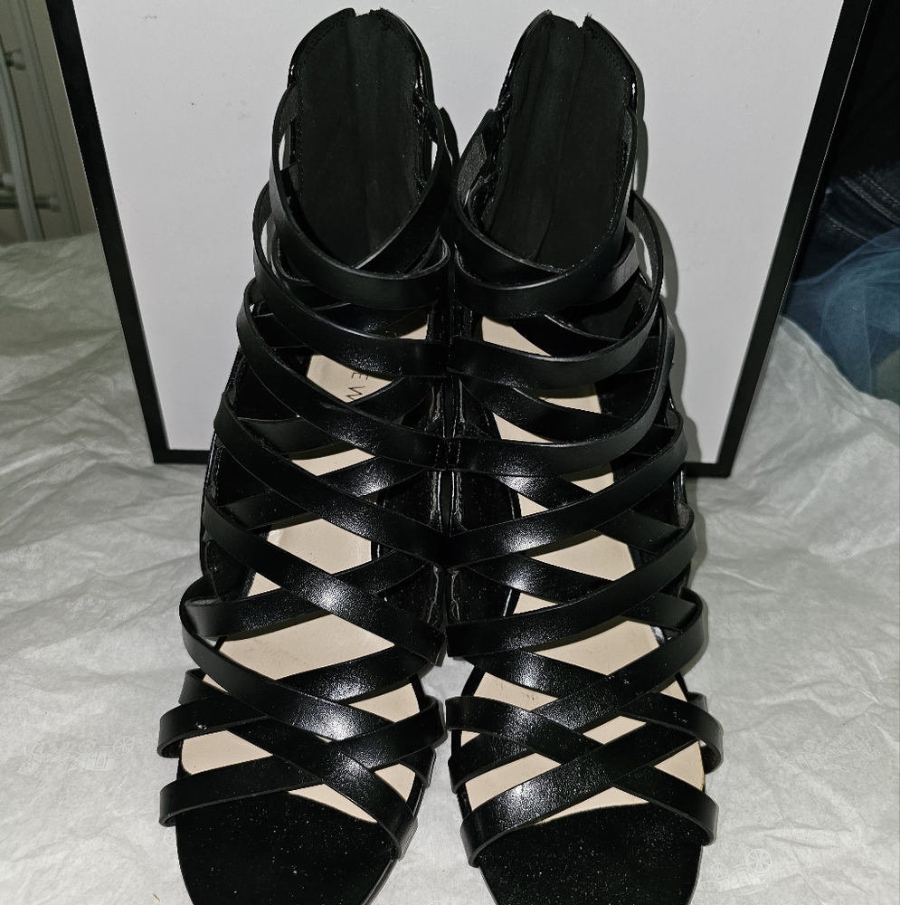 Nine West Women's Black Strappy Sandals